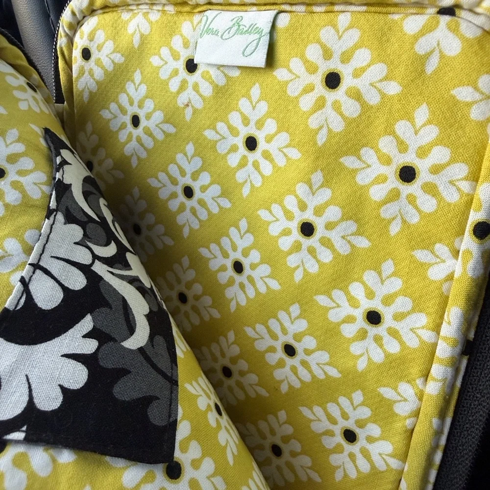 Vera Bradley Black and Yellow Tablet Sleeve